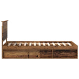 Struttura del letto Legno vecchio 90 x 200 cm Pino massello