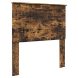 Struttura del letto Rovere fumé 90 x 190 cm Pino massello