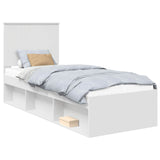 Struttura del letto Bianco 75 x 190 cm Pino massello