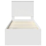 Struttura del letto Bianco 75 x 190 cm Pino massello