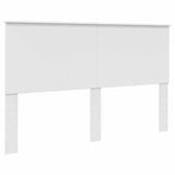 Letto con Contenitore Bianco 160 x 200 cm Legno truciolato