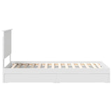 Letto con Contenitore Bianco 90 x 200 cm Legno truciolato
