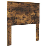 Letto con Contenitore Rovere fumé 90 x 200 cm Legno truciolato