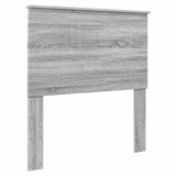 Letto con Contenitore con testiera Grigio Sonoma 90 x 200 cm