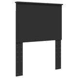 Letto con Contenitore Nero 75 x 190 cm Legno truciolato