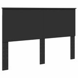 Struttura del letto con testiera Nero e Argento 150 x 200 cm