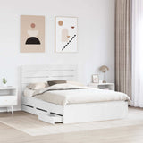 Struttura del letto Bianco 160 x 200 cm Legno Ingegnerizzato