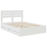 Struttura del letto Bianco 160 x 200 cm Legno Ingegnerizzato
