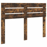 Letto con Contenitore con testiera Rovere fumé 140 x 200 cm