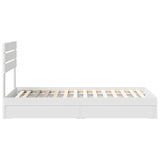 Letto con Contenitore Bianco 90 x 200 cm Legno truciolato