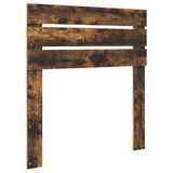 Letto con Contenitore Rovere fumé 90 x 190 cm Legno truciolato