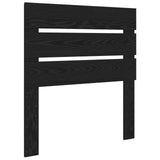 Struttura del letto Rovere Nero 90 x 190 cm Legno truciolato