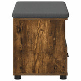 Panca per ingresso Quercia Affumicata 60 x 38 x 46 cm