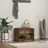 Panca per ingresso Quercia Affumicata 63 x 38 x 45 cm