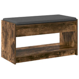 Panca per ingresso Quercia Affumicata 83 x 38 x 45 cm