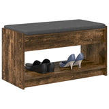 Panca per ingresso Quercia Affumicata 83 x 38 x 45 cm