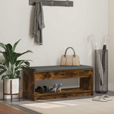 Panca per ingresso Quercia Affumicata 103 x 38 x 45 cm
