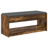 Panca per ingresso Quercia Affumicata 103 x 38 x 45 cm