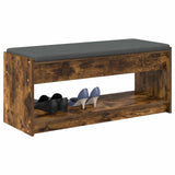 Panca per ingresso Quercia Affumicata 103 x 38 x 45 cm