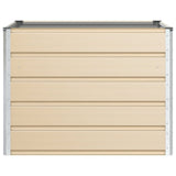 Fioriera Avorio 100 x 100 x 75 cm Acciaio