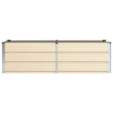 Fioriera Avorio 160 x 80 x 45 cm Acciaio
