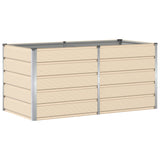Fioriera Avorio 160 x 80 x 75 cm Acciaio