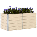 Fioriera Avorio 160 x 80 x 75 cm Acciaio