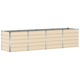 Fioriera Avorio 320 x 80 x 75 cm Acciaio