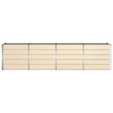 Fioriera Avorio 320 x 80 x 75 cm Acciaio