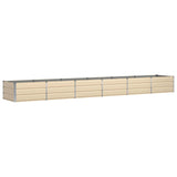 Fioriera Avorio 480 x 80 x 45 cm Acciaio