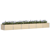Fioriera Avorio 480 x 80 x 45 cm Acciaio