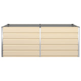 Fioriera Avorio 195 x 100 x 75 cm Acciaio zincato