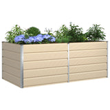 Fioriera Avorio 195 x 100 x 75 cm Acciaio zincato