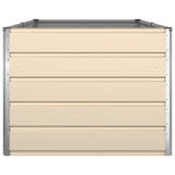Fioriera Avorio 195 x 100 x 75 cm Acciaio zincato