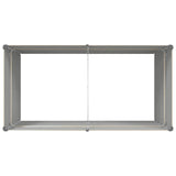 Fioriera Avorio 195 x 100 x 75 cm Acciaio zincato