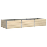 Fioriera Avorio 290 x 100 x 45 cm Acciaio zincato