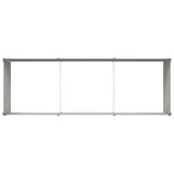 Fioriera Avorio 290 x 100 x 45 cm Acciaio zincato