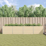 Fioriera Avorio 385 x 100 x 75 cm Acciaio zincato