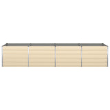 Fioriera Avorio 385 x 100 x 75 cm Acciaio zincato