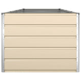 Fioriera Avorio 385 x 100 x 75 cm Acciaio zincato