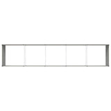 Fioriera Avorio 480 x 100 x 45 cm Acciaio zincato