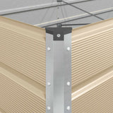 Fioriera Avorio 580 x 100 x 45 cm Acciaio zincato