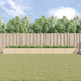 Fioriera Avorio 580 x 100 x 45 cm Acciaio zincato