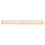 Fioriera Avorio 580 x 100 x 45 cm Acciaio zincato