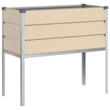 Fioriera Avorio 100 x 45 x 90 cm Acciaio zincato