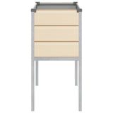 Fioriera Avorio 100 x 45 x 90 cm Acciaio zincato