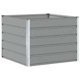 Fioriera Grigio chiaro 100 x 100 x 75 cm Acciaio