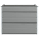 Fioriera Grigio chiaro 100 x 100 x 75 cm Acciaio