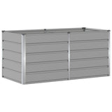 Fioriera Grigio chiaro 160 x 80 x 75 cm Acciaio