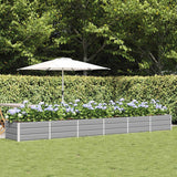 Fioriera Grigio chiaro 480 x 80 x 45 cm Acciaio